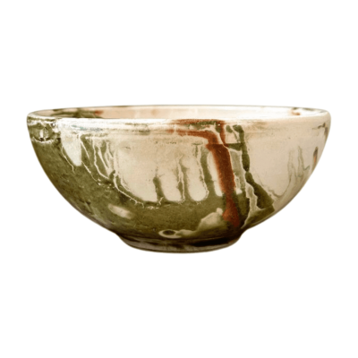 10 cm Kapadokya Kahverengi-Yeşil Kase